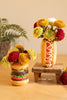 Set of 2 Ceramic Hamburger and Hotdog Vases - image 1