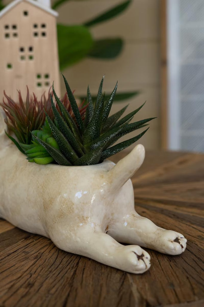 Set of 2 Ceramic Bull Terrier Planter (min 2) – image 3