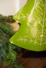 Set of 2 Recycled Painted Metal Folk Christmas Trees – image 3