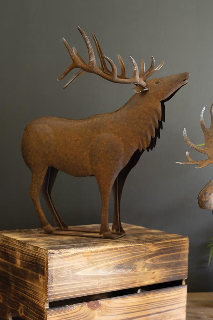 Rustic Metal Elk – image 1