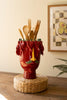 Ceramic Head Planter - Red Peppers – image 1