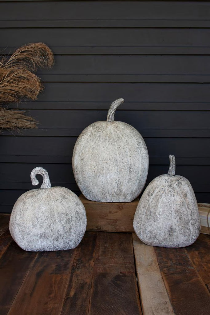 Set of 3 Rustic Metal Pumpkins – image 4
