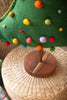 Large Felt Christmas Tree on Wood Base – image 2