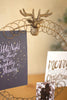 Round Wire Christmas Card Holder on a Stand - image 2