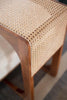 WOOD SIDE TABLE WITH WOVEN CANE DETAIL — Kalalou NABA1008