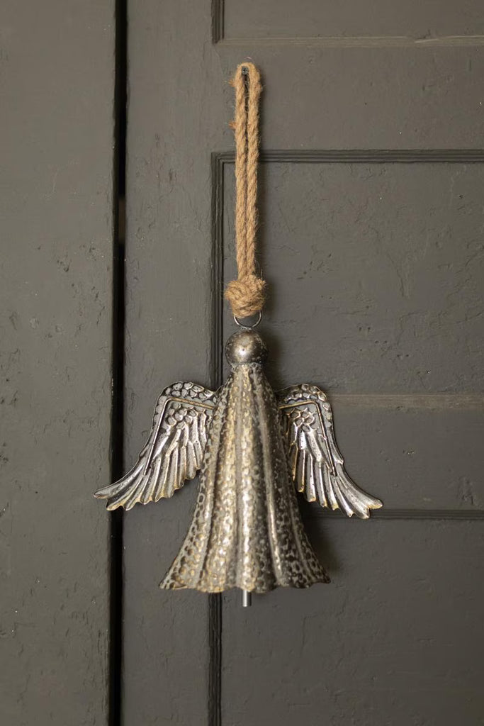 Metal Angel Bell Door Hanger - view 3