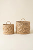 Set of 2 Water Hyacinth Wall Baskets - view 4