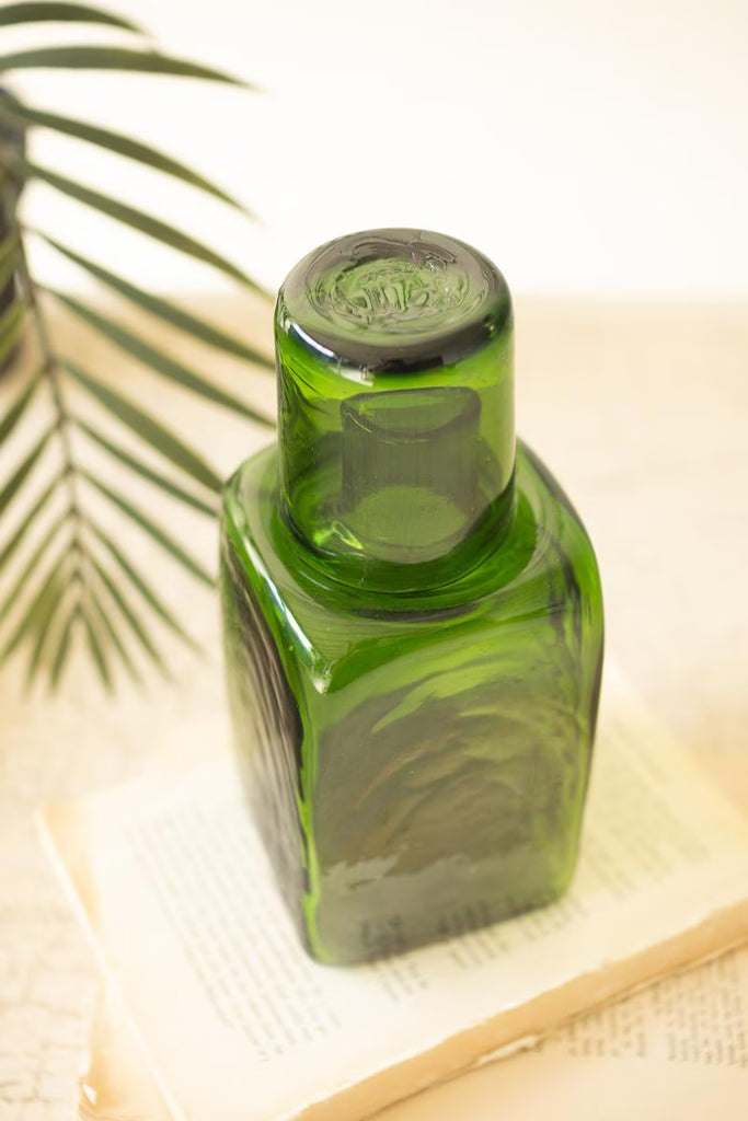 Bedside Water Carafe and Drinking Glass - Green - view 3