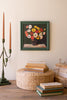 Green Framed Still Life Painting – image 4