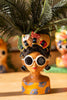Set of 3 Ceramic Ladies Vases with Fruit Hats – image 3