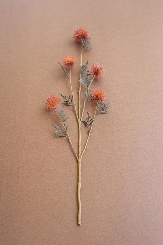 Set of 6 Artificial Flower Spray - Orange – image 1