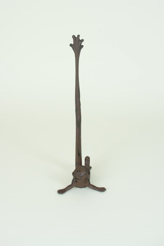 CAST IRON FROG PAPER TOWEL HOLDER (MIN 2) — Kalalou CTM1005K