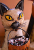 Set of 2 Recycled Metal Halloween Cat and Dog – image 3