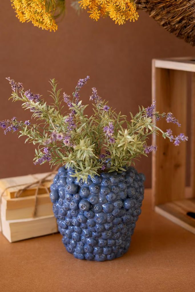 Ceramic Blueberry Vase - view 1
