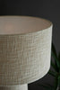 BOUCLE FABRIC TABLE LAMP WITH SHADE — Kalalou NNL2741