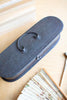 Hand-etched Oval Iron Box with Hinged Lid - image 3