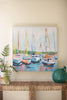 Framed Sailboat Painting – image 1