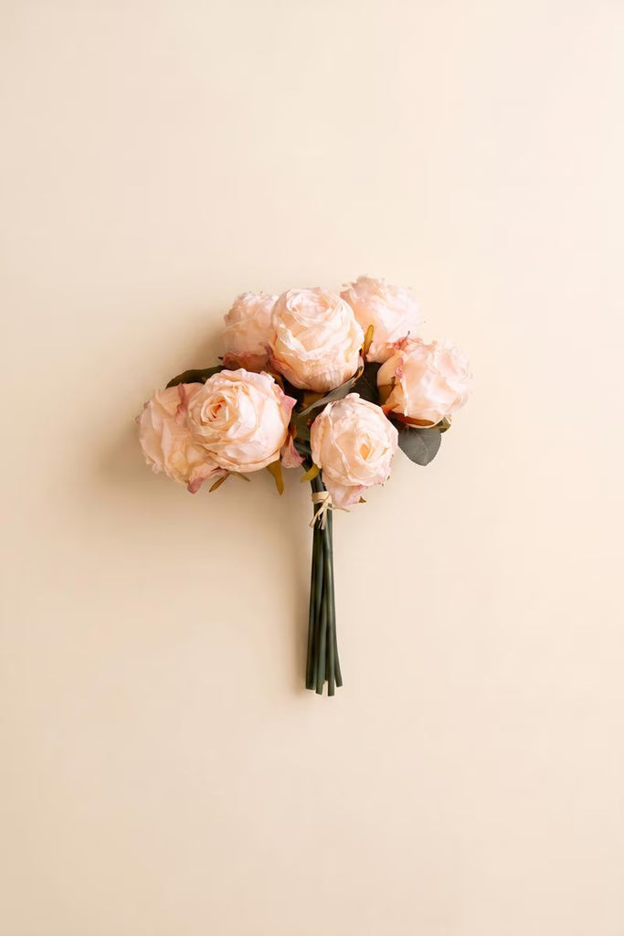 Set of 6 Artificial Rose Bundle – image 3