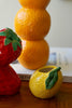 Set of 3 Ceramic Bud Vases - Orange, Strwberry and Lemon - view 3