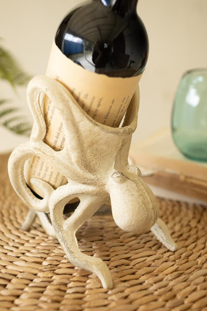 Cast Iron Octopus Wine Bottle Holder - image 5