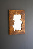 Live-edge Teak Wood Framed Mirror – image 3