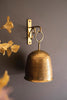 Antique Brass Bell and Wall Bracket - image 1