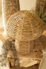 Set of 4 Woven Seagrass Mushrooms – image 4