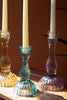 Set of 6 Glass Taper Candle Holders – image 4