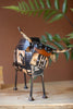 Set of 2 Recycled Iron Steers - image 3