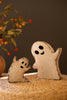 Set of 2 Recycled Iron Halloween Ghosts - image 2