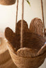 Set of 6 Woven Seagrass Hanging Planter Basket – image 5