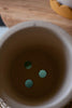SET OF THREE SCALLOPED TERRACOTTA PLANTERS — Kalalou H4509