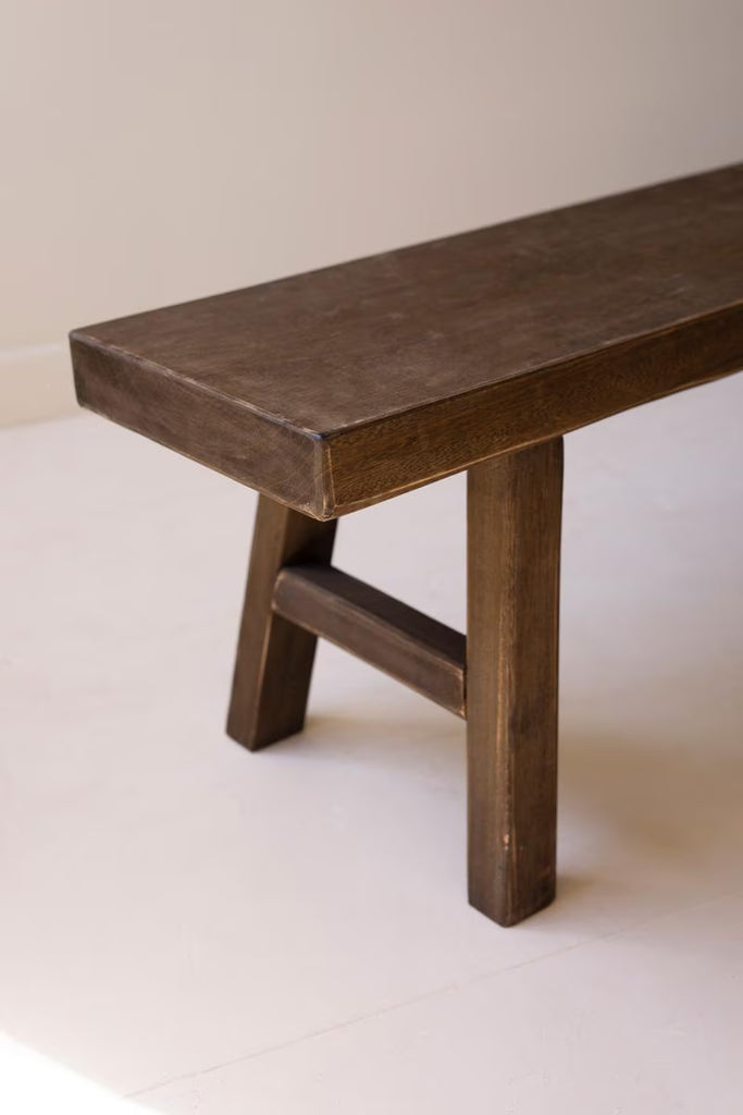 Wood Bench - Dark Brown – image 2