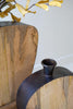 SET OF TWO MANGO WOOD AND METAL VASES — Kalalou NDE1531