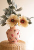 Ceramic Vase with Peppermint Detail – image 1