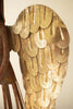 Rustic and Gold Painted Christmas Angel – image 2
