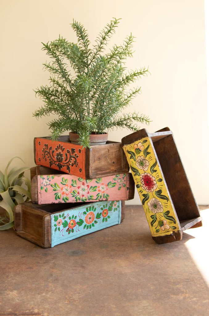Set of 4 Hand Painted Brick Molds – image 4