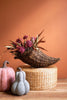 Set of 2 Twig and Metal Cornucopia – image 1