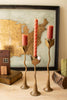 Set of 3 Taper Candle Holders - Tulips - view 4