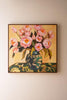Framed Painting - Pink Flowers with Blue Vase – image 6