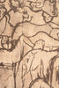 Framed Paint Over Print 1000 Horses – image 4