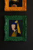 SET OF THREE FRAMED PAINTINGS - PORTRAITS - ONE EACH — Kalalou CAR1775