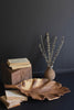 WOODEN TEAK LEAF TRAY — Kalalou DRA1007