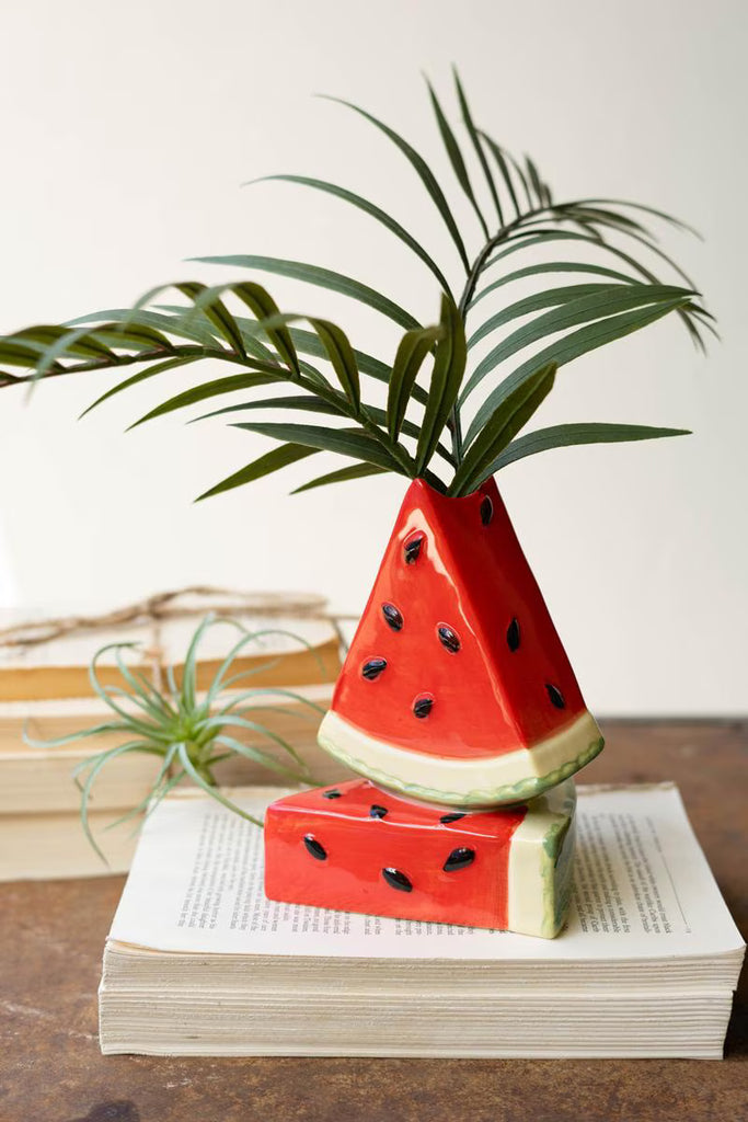 Ceramic Watermelon Bud Vase - image 1
