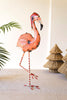 Recycled Painted Metal Christmas Flamingo – image 2