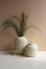 Set Of 2 White Ceramic Canisters — Kalalou CPH3525