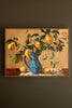 Framed Paint Over Print - Lemon Branch in a Blue Vase – image 4