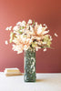 Set of 2 Square Glass Vase with Embossed Flowers (min 2) – image 3