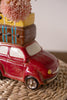 Red Ceramic Car with Luggage Planter - image 3