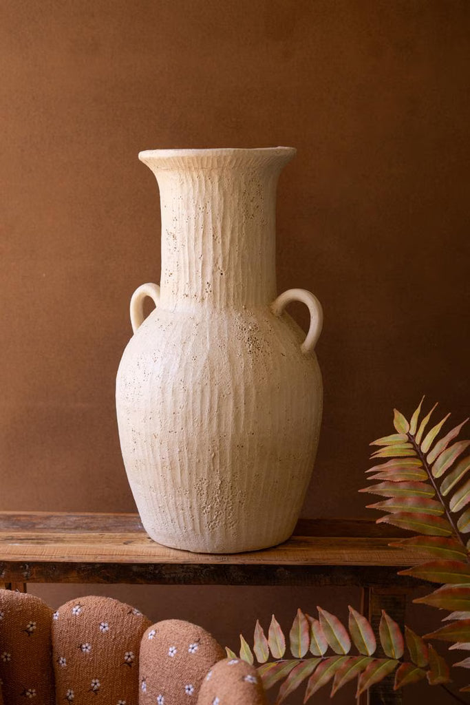 Stone Composite Urn with Two Handles – image 3